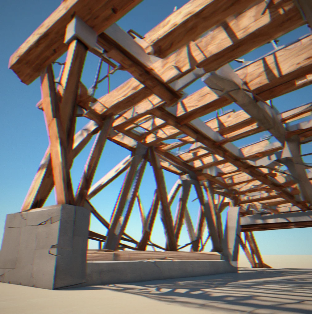 Physics engine running in real time as a 40-ton vehicle makes its way across. You can watch the cables stretch and the diagonal braces bend under the load
